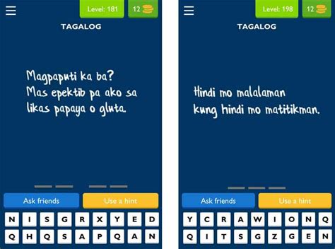 Preview Show answers. . Filipino question and answer games